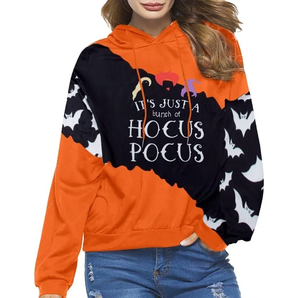 Women Halloween Sweatshirt Graphic Long Sleeve Casual Pullover Top